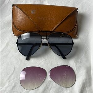 Sunglasses vintage Daytona Cottet France Aviator-pilot- collectible-Lenses